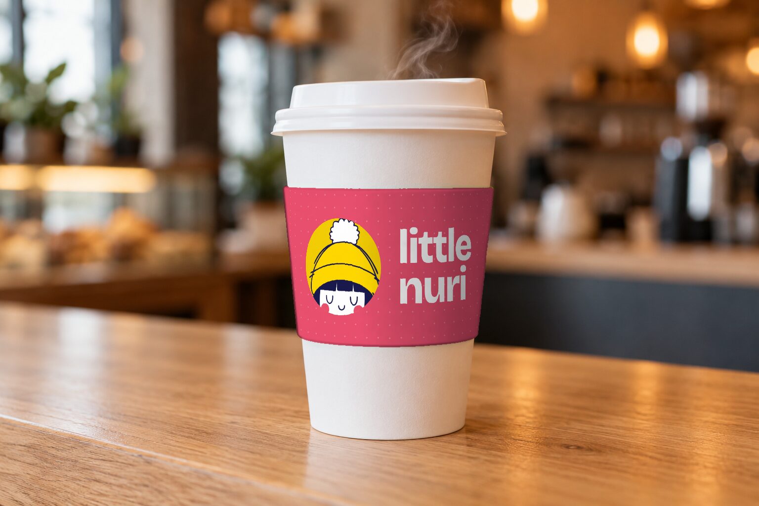 The reusable cup.
