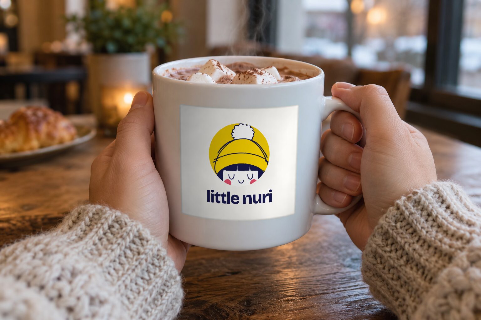 The logo mug.